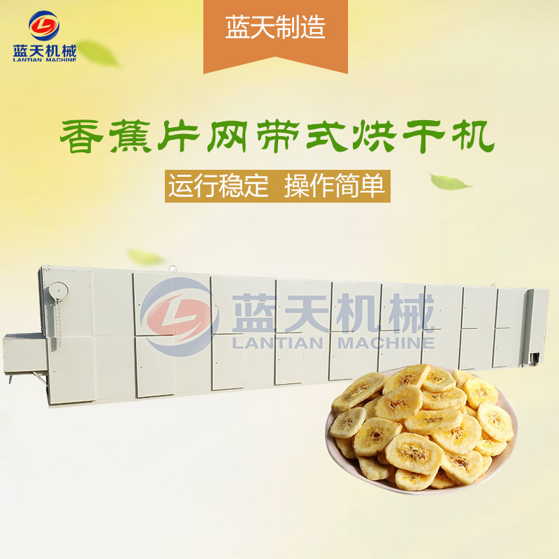 香蕉片網帶烘干機 
