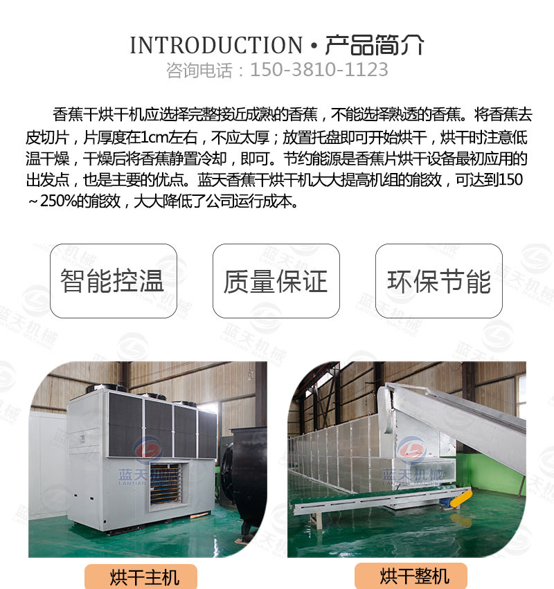 香蕉片網帶烘干機產品簡介