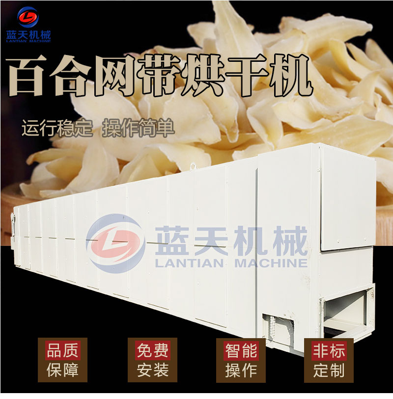 百合網帶式烘干機 